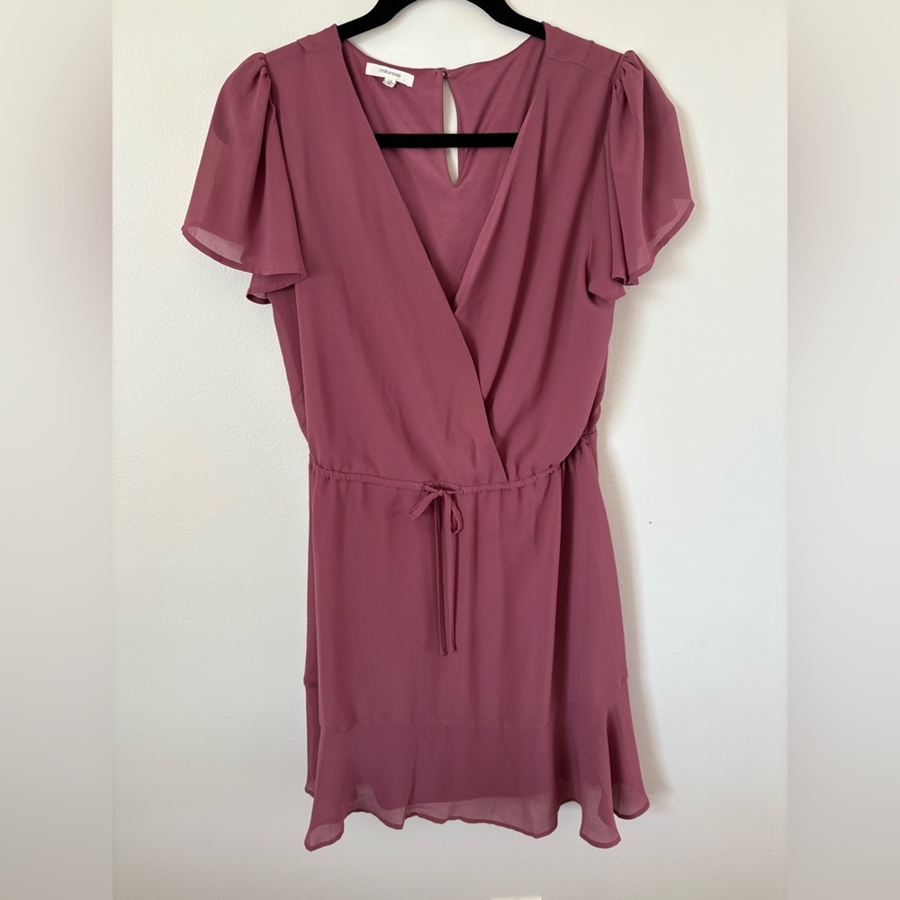 Maurices Dusty Rose Midi Dress